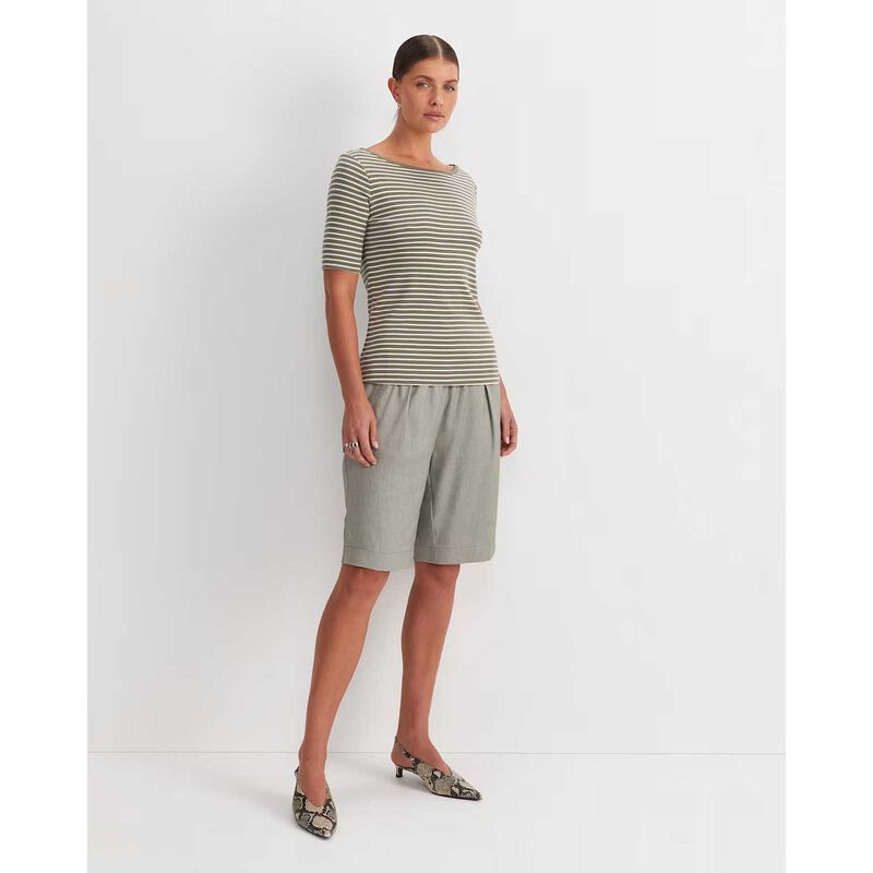 Sportscraft Heidi Boat Neck Half Slv Tee image number 3